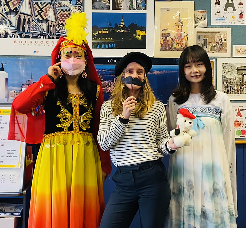 Languages Department in cultural dress