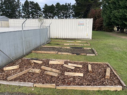 Room 2, 9 and 1 vege gardens - A work in progress!