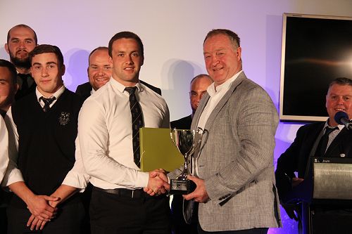 RAMS Rugby Captain Chris Gawler and Chancellor Steve Smith