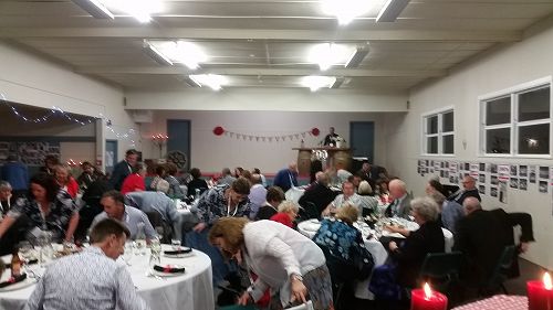 The finale dinner in the Tauriko Hall 