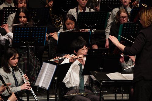 Junior Concert Band at the Aurora Festival