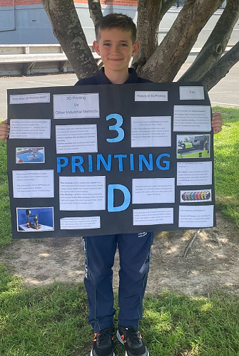 Samuel Riley’s presentation on 3D Printing 