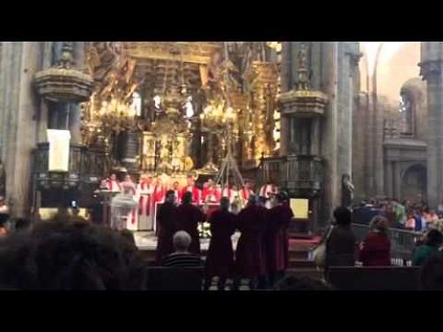 Video: Day 26 Swinging the lighted thurible of incense in Santiago Cathedral