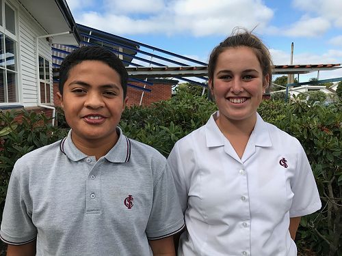 Tony Setu and Trinity Mackley-Flutey