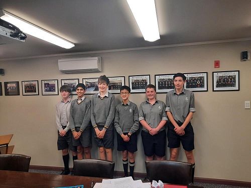 Junior B Debating  - Team Photo with Wellington College 