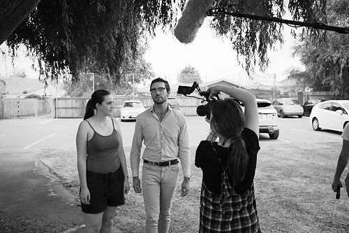 HTC acting students working with ARA film and television students