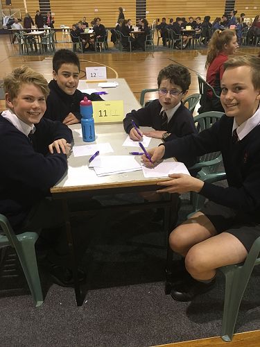 Year 9 Winners - Michael, Jack, Martin and Sam