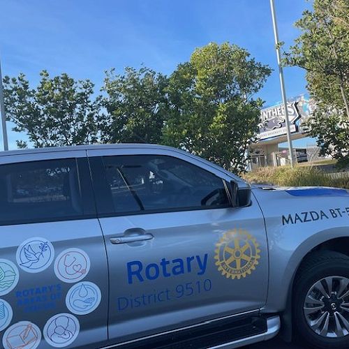 Rotary Fun Ute at Panthers - South Adelaide Football oval