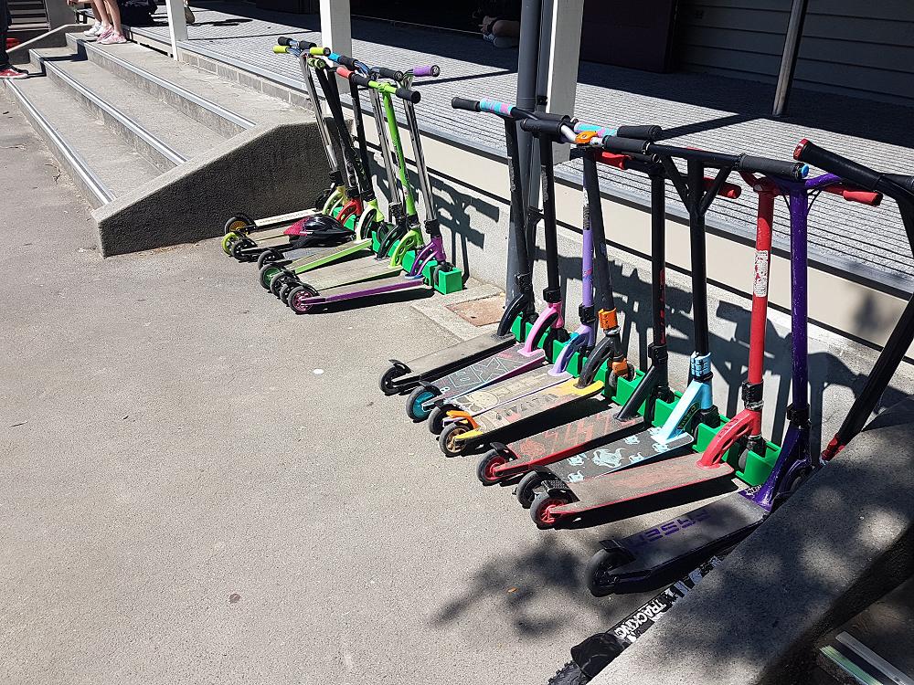 Scooter parks now installed