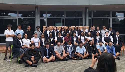 Collective group of Pasifika student leaders from Nelson, Marlborough, Motueka