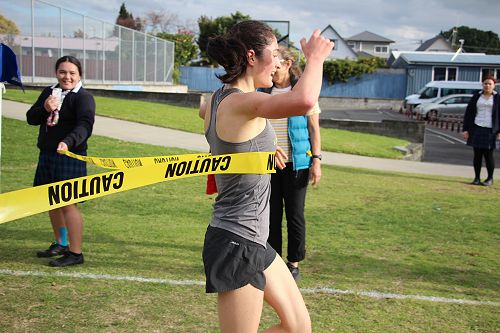 Maia Flint winning Senior Girls