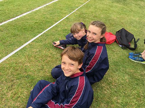 Katie, Eloise and Simon. 