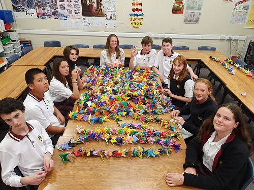 1000 Paper Cranes - Kia kaha!  