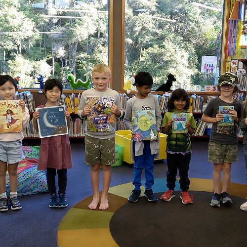 Kaurilands Egg Decorating Competition and some of the winners with their prizes.