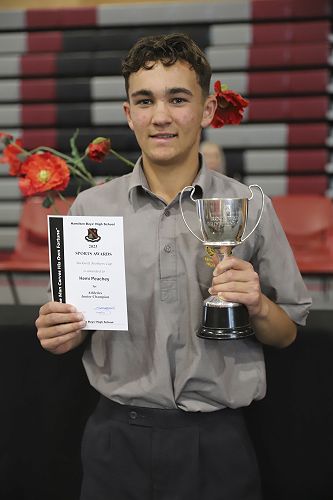 Junior Athletics Champion, Hemi Peachey