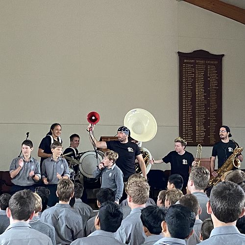 Hot Potato Band Perform at PNBHS
