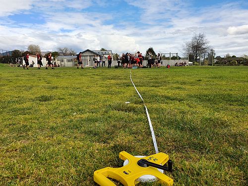 Students taking part in cultural diversity week.