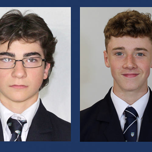 Rohan Leckie-Zaharic and Theo Smith