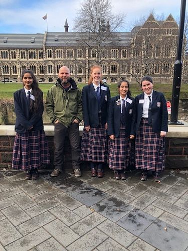 Brain Bee Team with Mr Aaron