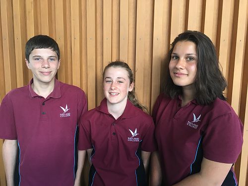 Beni, Lovinia and Stella are also keen junior debaters.