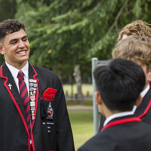 Head prefect Christian Ioane.