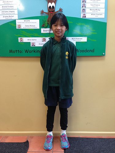 Benji In Her School Uniform