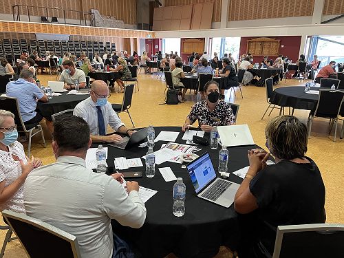 Staff hard at work on Teacher Only Day