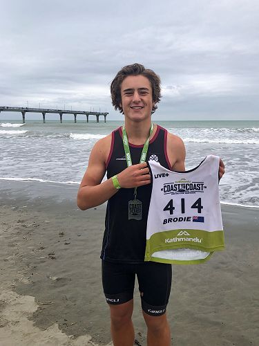 Brodie Seelen competes in the Coast to Coast
