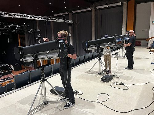 Behind the Scenes: Follow
Spot Workshop on the set of That Bloody Woman at the Court Theatre.