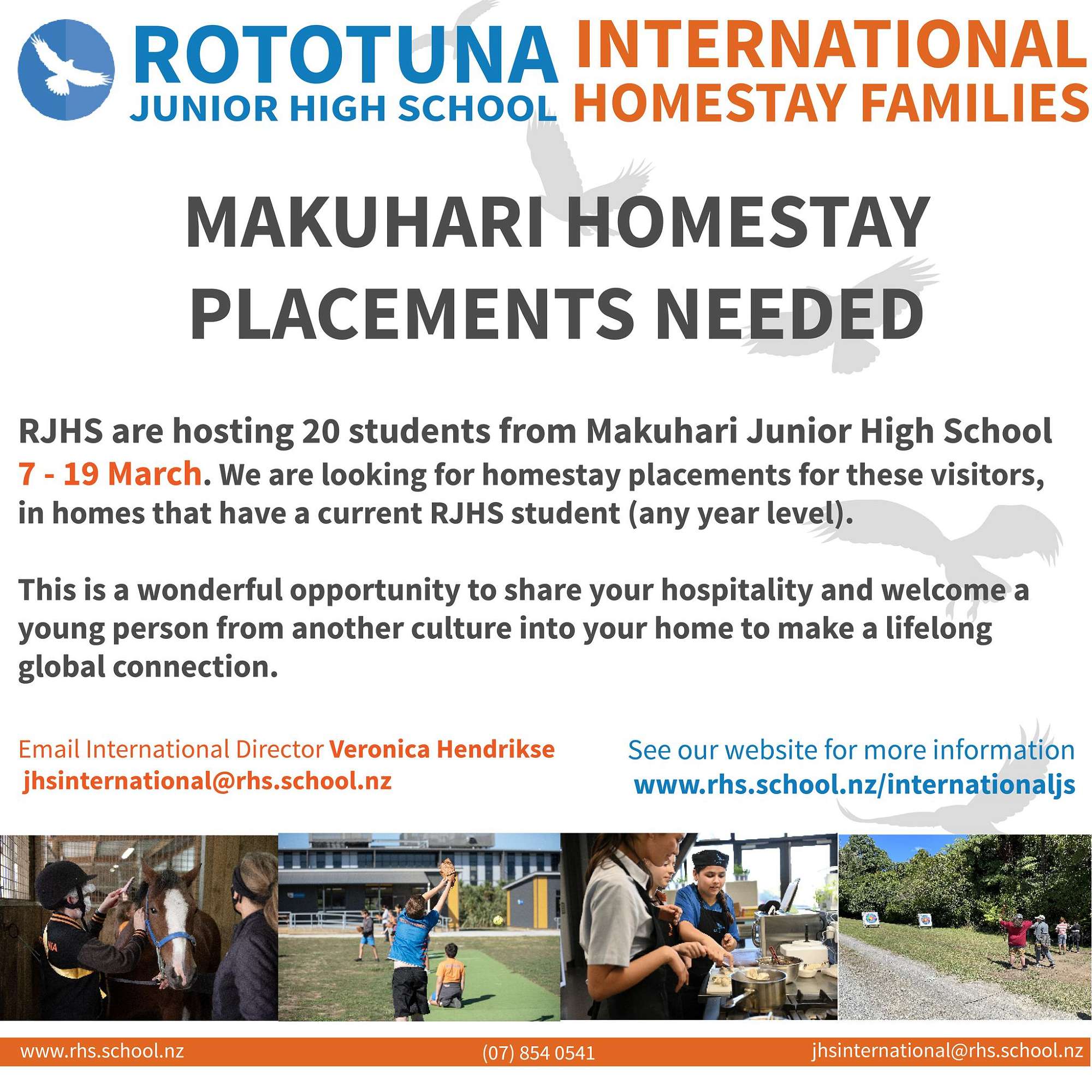 Makuhari Homestay Families Needed