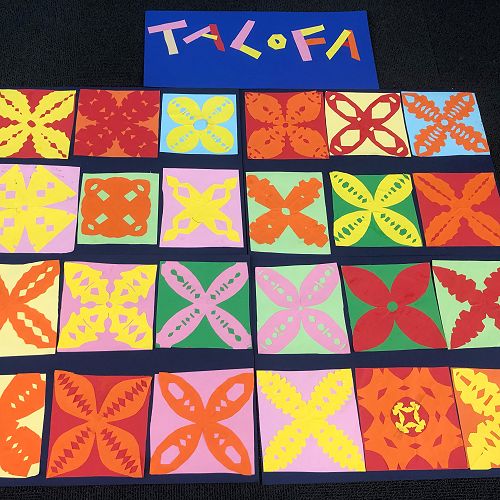 Beautiful artwork created by Rūma Toru B for Samoan Language Week