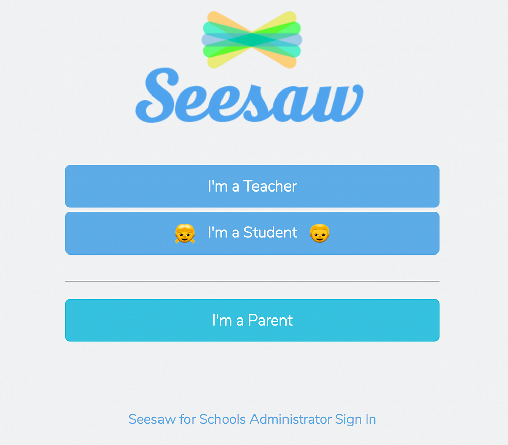 Seesaw online clearance portfolio