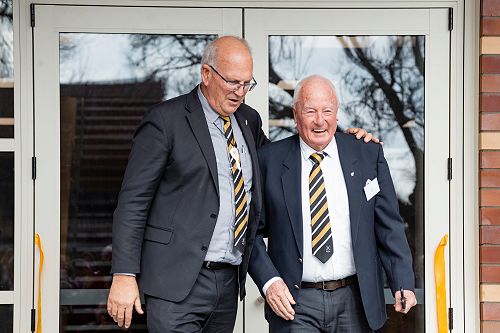 Grant Lander and John Oliver