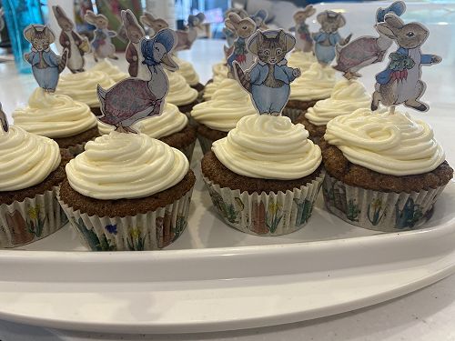 Carrot cup cakes