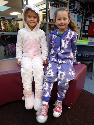 We are going to be warm at school today!