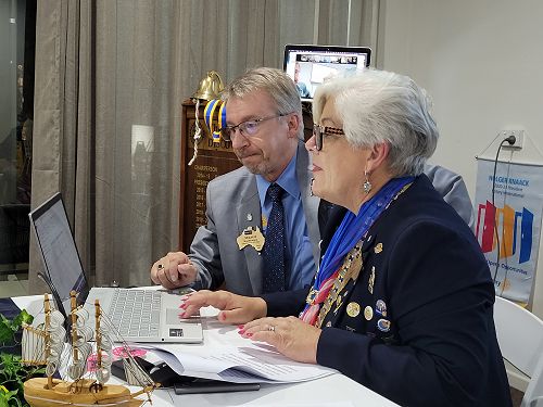 PDG Adele and DG Martti