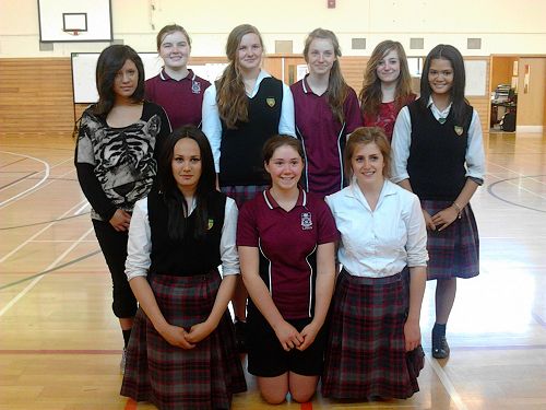 Intermediate A Netball team