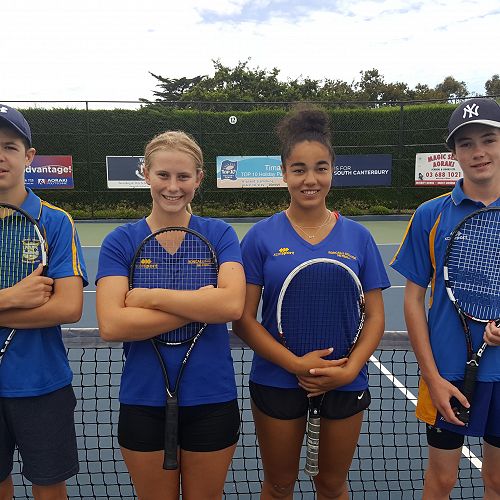 Aoraki Secondary Senior Tennis Team