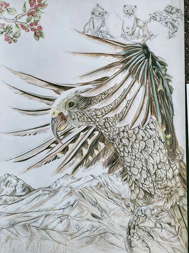 Keshia Linyard's 'Fight or Flight' up close