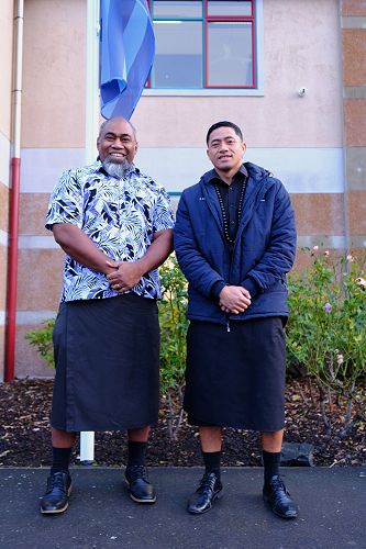 Left to right: Mr Jope Tudreu and Mr Paul Tupa'i