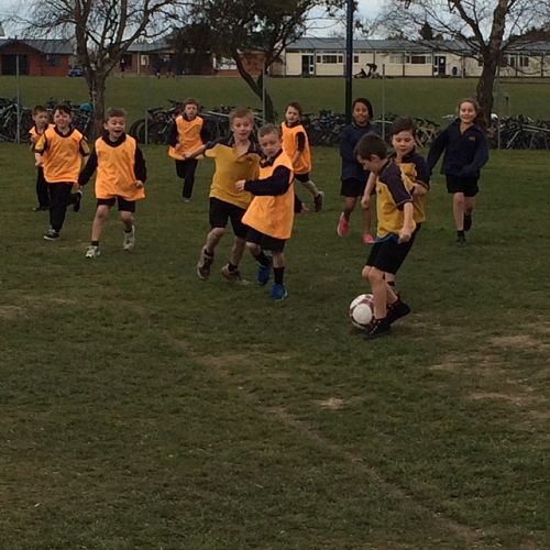 Soccer tournament - Room 7 vs Room 10     2-2 draw