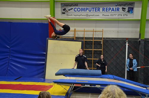 Nicola McLachlan 9NMRC - NZSS Trampolining Championships