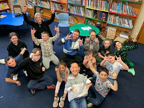 A visit from Matthew and Kim