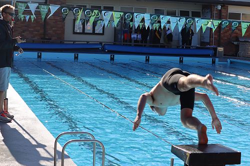 Swimming sport heats