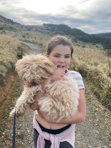 Harriet climbed the Pineapple Track during her time in lockdown. No pineapples in sight!