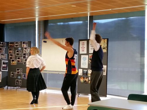 RNZB visit term #2 - with the Year 13 Drama class