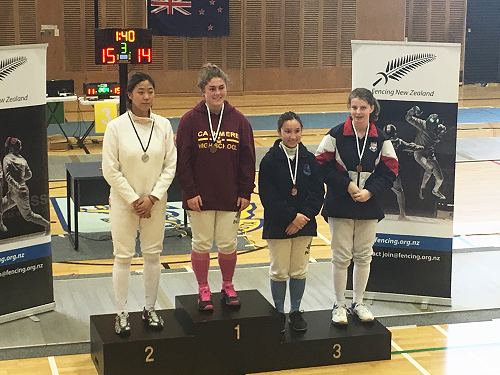 New Zealand National
Secondary School Fencing Championships 