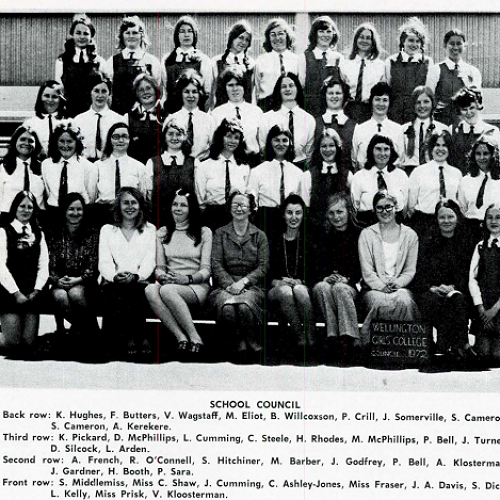 Anne French (second row, first on left)