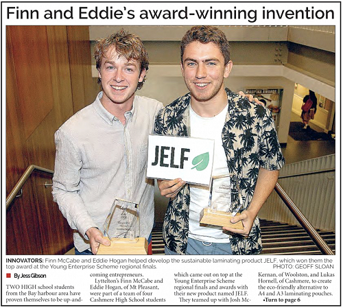 Ex MPS Student Eddie Hogan (on the right)