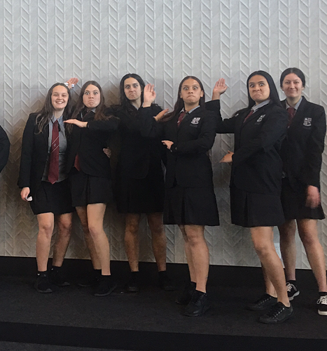 A mean pukana from our tamāhine.